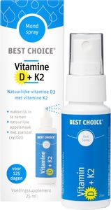 Best Choice Spray Bouche Vitamine D Et K2 25ml