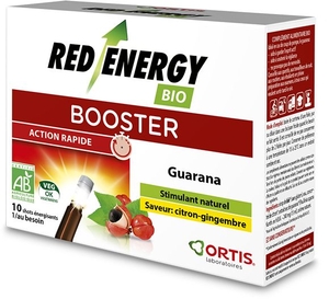 Ortis Red Energy Bio Sans Alcool 10 Fioles x15ml