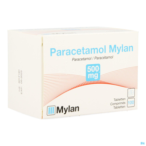 Paracetamol Mylan 500mg 100 Comprimés