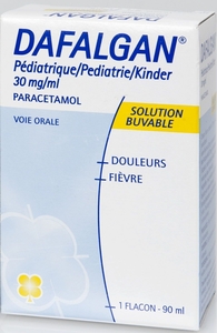 Dafalgan Pédiatrique 30mg/ml Solution Buvable 90ml