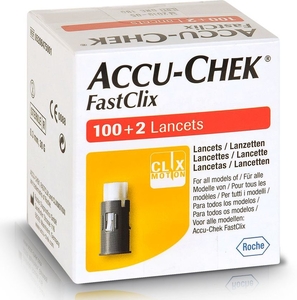 Accu-Chek FastClix 100+2 Lancets