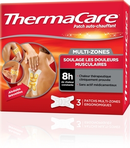 Thermacare 3 Compresses Chauffantes Multizones