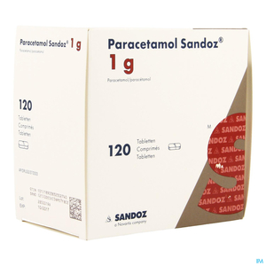 Paracetamol Sandoz 1g 120 Comprimés