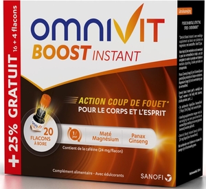 Omnivit Boost Instant 16 + 4 Flacons x 15ml (inclus 25% gratuits)