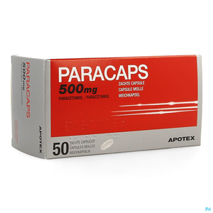 Paracaps 500mg 50 Capsules