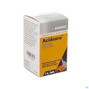 Acidcare Sandoz 20mg 14 Gélules Gastro-Résistantes