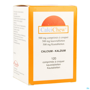 CalciChew 500mg 120 Comprimés à croquer
