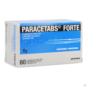 Paracetabs Forte 1g 60 Comprimés