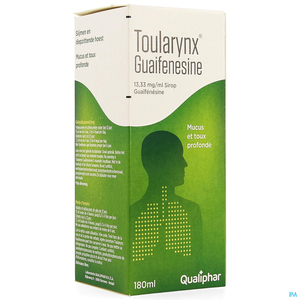 Toularynx Guaifesine 13,33 mg/ml sirop 180ml
