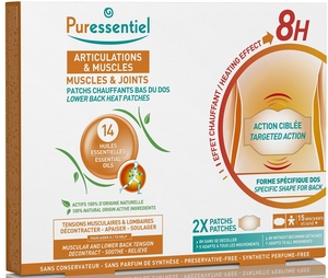 Puressentiel Articulations &amp; Muscles 2 Patchs Chauffants Lombaires