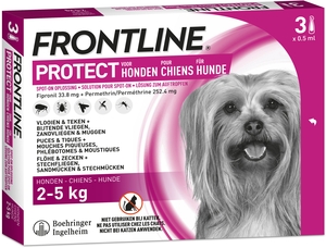 Frontline Protect Spot On Chien 2-5 kg 3x0,5ml