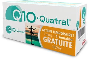Q10 Quatral 2x28 Capsules (+ 2x7 capsules gratuites)