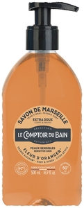 Le Comptoir du Bain Savon Liquide Marseille Fleur Oranger 500ml