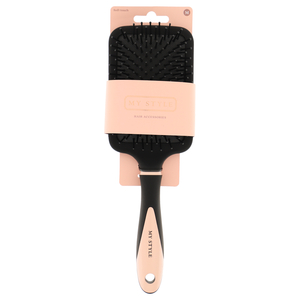 My Style Brosse Cheveux Rectangulaire Caoutchouc + Rose Gold