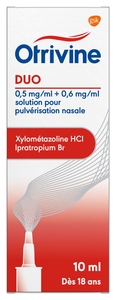Otrivine Duo 0,5+0,6 mg/l Spray 10ml