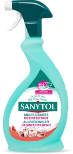Sanytol Spray Pamplemousse Désinfectant Multi-Usages 500ml