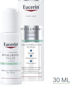 Eucerin Hyaluron-Filler +3x Effect Sérum Perfecteur de Peau Anti-Âge Rides Ridules &amp; Pores avec pipette 30ml