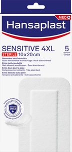 Hansaplast Sensitive Sterile 4XL 10x20cm 5 Pièces