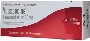 Vasocedine Pseudoefedrine 60mg 6 Comprimés