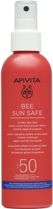Apivita Hydra Fresh Face &amp; Body Milk Ip50 200ml